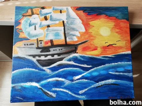 Majhna luksuzna ladja na morju