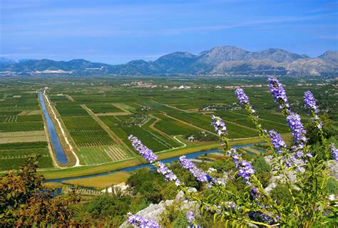 Delta Neretve s ptičje perspektive