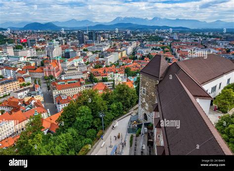 Ljubljana, Slovenia cityscape