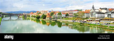 Panoramic view of Maribor, Slovenia
