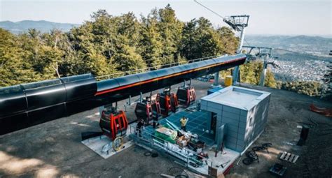 Shema proge Pohorske vzpenjače z vmesno postajo