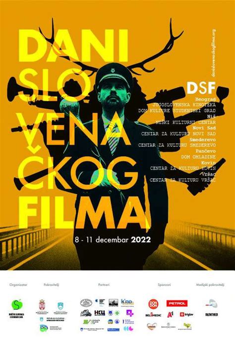Plakat Dnevov slovenskega filma v Beogradu