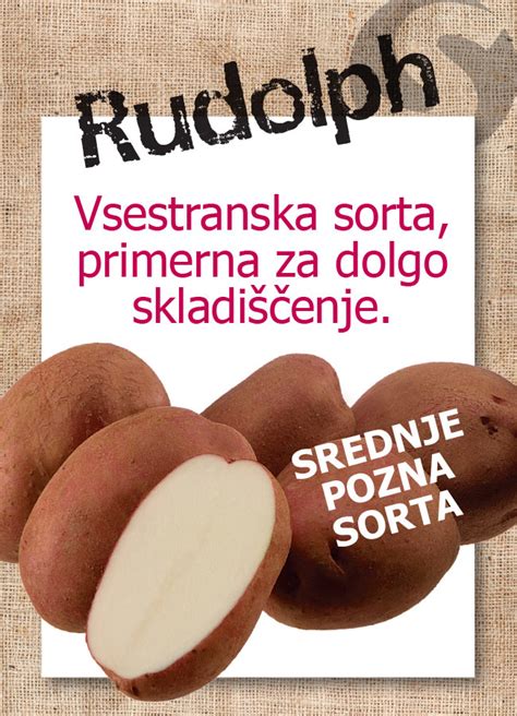 Raznolike vrste krompirja in zlatih polj žita