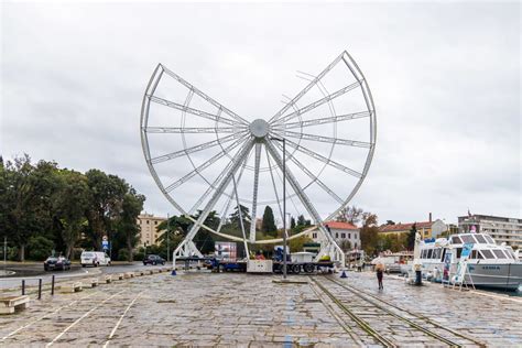 Panoramski pogled na Poreč z Evfrazijevo baziliko