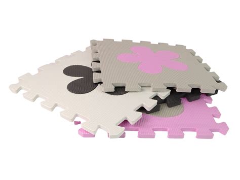 Detalj podloge iz pene z različnimi teksturami