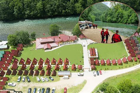 Bungalovi v Rafting centru Drina-Tara ob reki