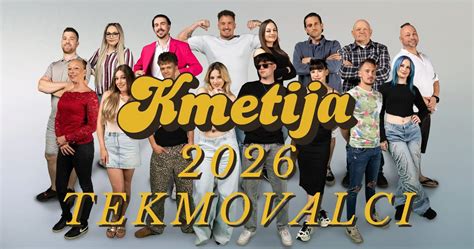 Tekmovalci šova Kmetija