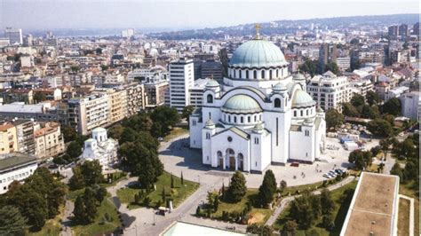 Pogled na cerkev sv. Save v Beogradu