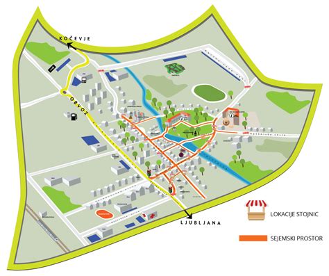 Zemljevid lokacije Zdravstvenega centra Živa v Parku