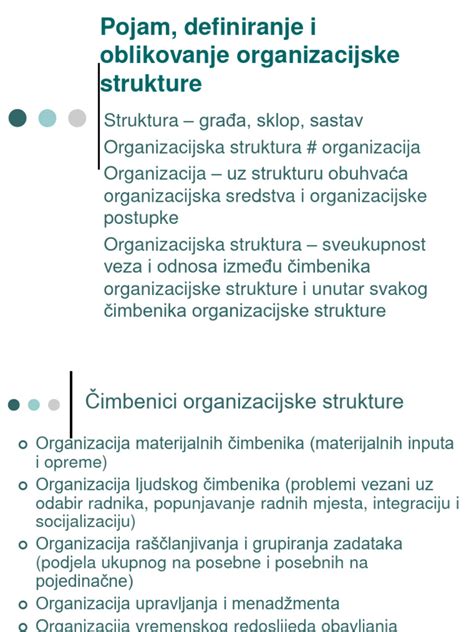 Diagram organizacijske strukture športne trgovine