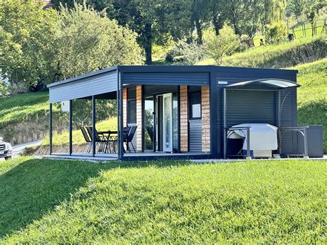 Mobilna hiška v kampu