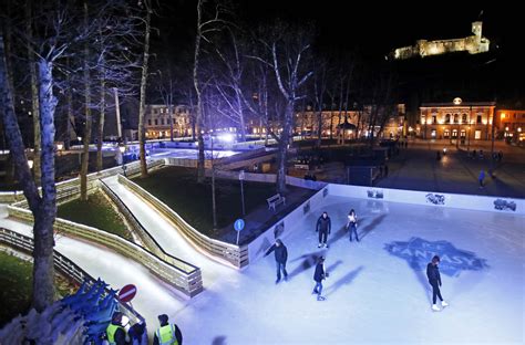 Ljubljana Park Zvezda Ledena Fantazija drsališče
