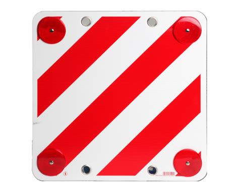 Opozorilna tabla na zadku avtodoma