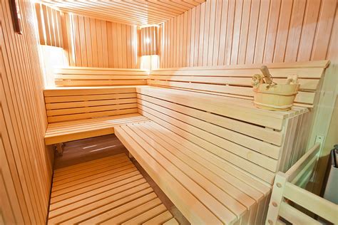 Finska savna z leseno notranjostjo