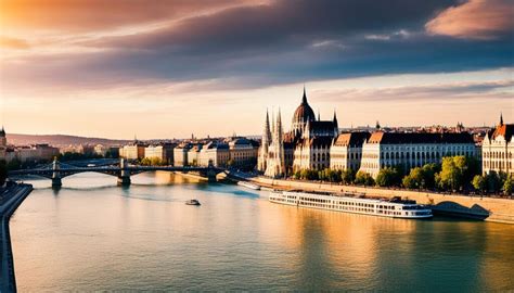 Panoramski pogled na Budimpešto z reko Donavo in mostovi