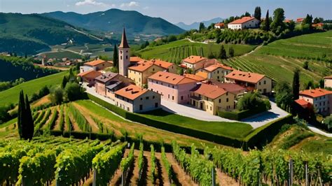 Goriška Brda s vinogradi