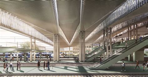 Moderno zasnovana kitajska železniška postaja