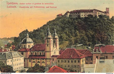 Ljubljana panorama z gradom in reko