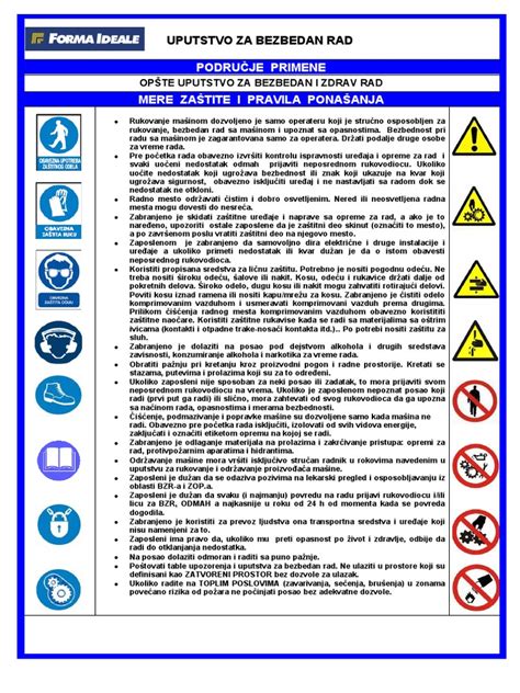 Oseba, ki pripravlja varnostna navodila za goste