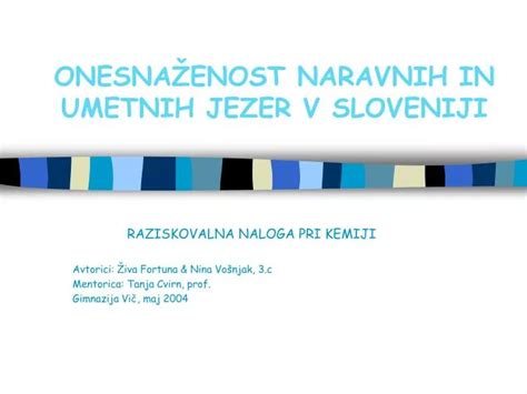 Primeri naravnih in umetnih zvočnih virov