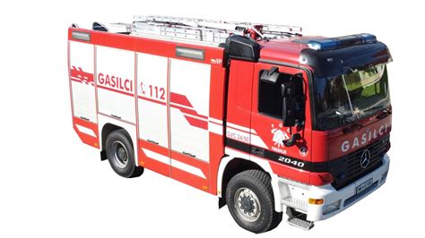 Gasilsko vozilo CSCTRUCK v akciji