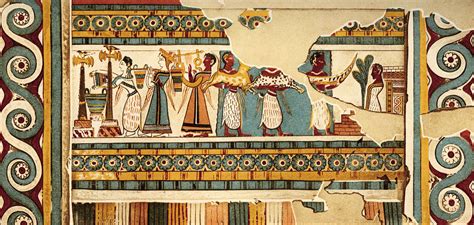 Minojska freska z morskimi motivi