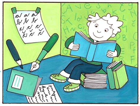 Ilustracija knjig in pisal