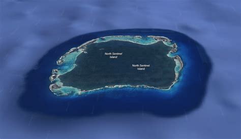 Otok Sentinel v Indijskem oceanu