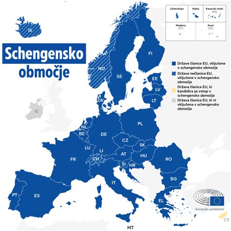 Simbol Evropske unije in območja Schengen