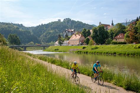 Kolesarska pot ob reki Hudson s pogledom na mesto