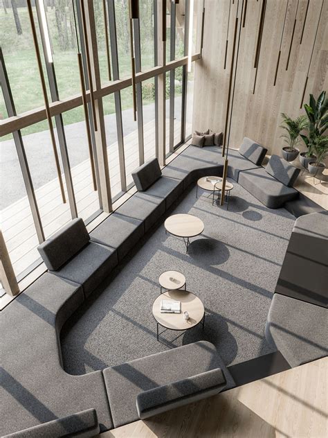 Notranjost hostla s skupnimi prostori