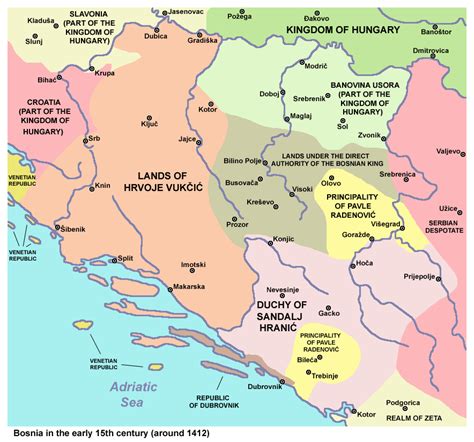 Prikaz palače Sandalj Hranić iz starih gravura