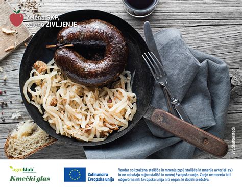 Prikaz tradicionalne slovenske hrane