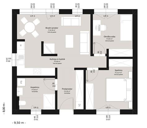 Arhitekturni načrt prve stavbe Bavarskega narodnega muzeja