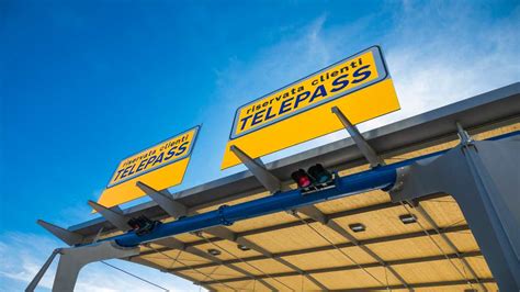 Grafični prikaz sistema Telepass v Italiji