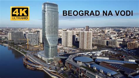 Panorama Beograda na vodi z Beograjskim stolpom