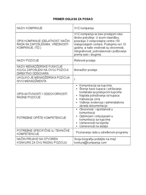 Primer oglasa za turistično nastanitev, ki prikazuje lokacijo in ugodnosti