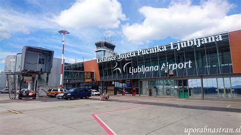 Letališče Ljubljana v sončnem vzhodu