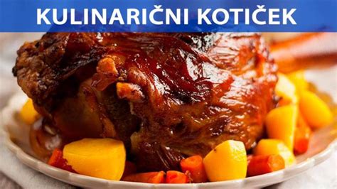 Pečena telečja krača z naravnim sokom