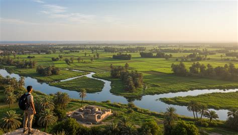 Rodovitna Nilova delta, srce starodavnega Egipta.