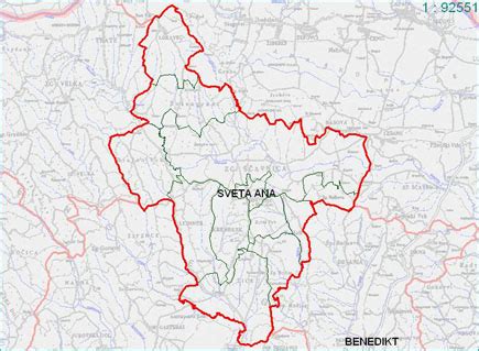 Zemljevid pohodniških in kolesarskih poti v okolici Loč in Slavnika