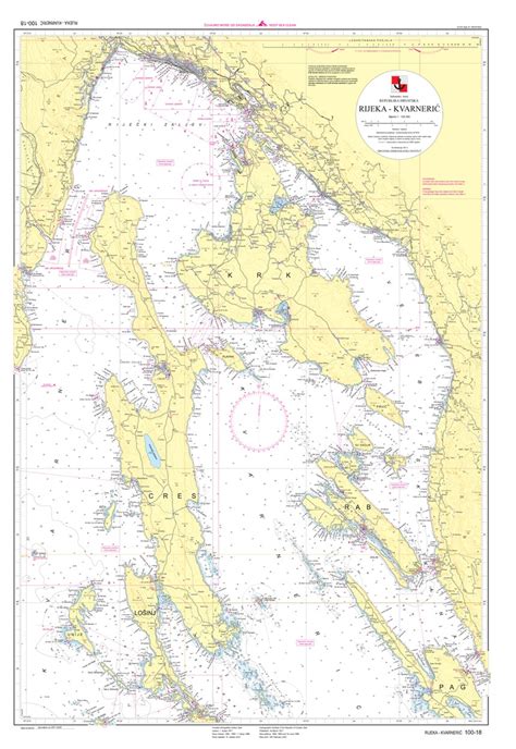 pomorska karta Jadrana