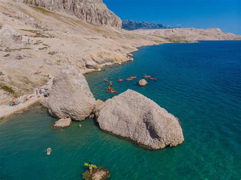Plaža Beritnica na otoku Pagu