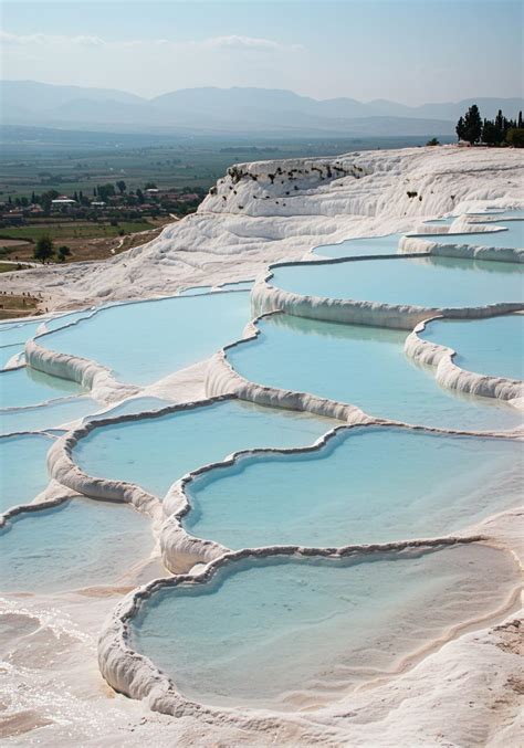 Pamukkale, bele terase