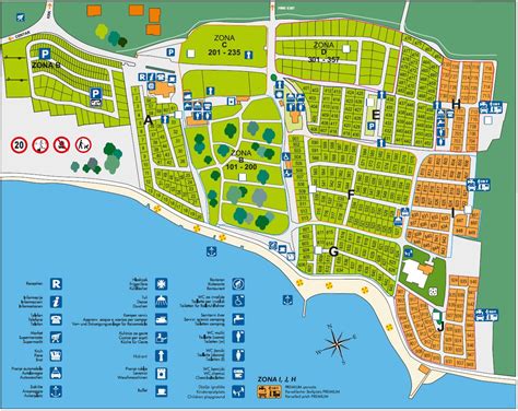 Kamp Pila v Punatu ob obali