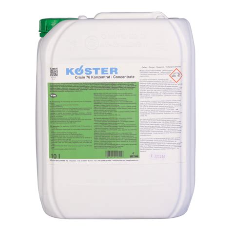 Diagram hidroizolacije s KÖSTER Crisin 76