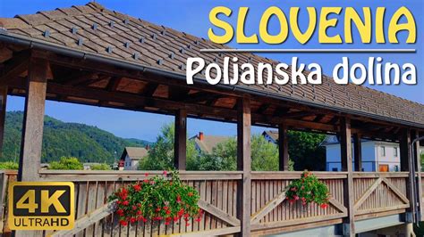 Poljanska dolina z gozdovi in griči