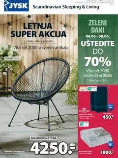 Pregled različnih modelov JYSK ležalnikov