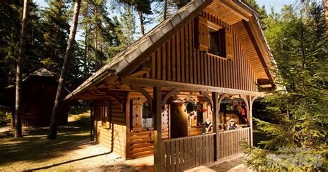 Leseni bungalovi v Kampu Šobec