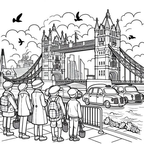 Panorama Londona s Temzo in Tower Bridgeom